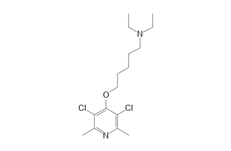 2,6-Lutidine 3,5-dichloro-4-[[5-diethylamino]pentyl]oxy]-