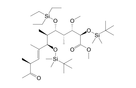 (E)-(2R,3S,4S,5R,6S,7R,10S)-2,7-Bis{[tert-Butyl(dimethyl)silyl]oxy}-3-methoxy-11-oxo-4,6,8,10-tetramethyl-5-[(triethylsilyl)oxy]dodec-8-enoic acid methyl ester