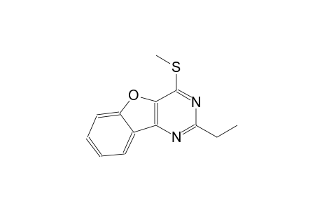 2-ethyl-4-(methylsulfanyl)[1]benzofuro[3,2-d]pyrimidine