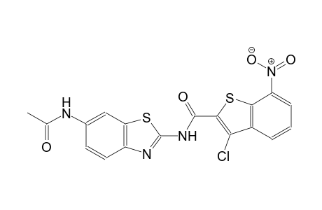 benzo[b]thiophene-2-carboxamide, N-[6-(acetylamino)-2-benzothiazolyl]-3-chloro-7-nitro-