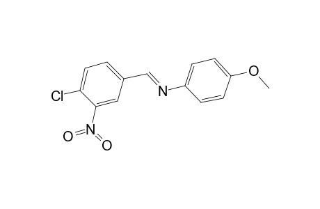 (4-chloro-3-nitro-benzylidene)-(4-methoxy-phenyl)-amine