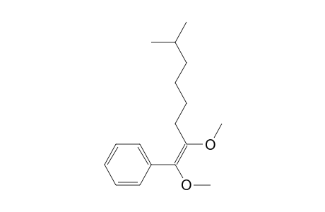 1,2-Dimethoxy-7-methyl-1-phenyl-octene