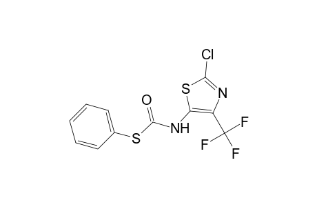 N-[2-chloro-4-(trifluoromethyl)-5-thiazolyl]carbamothioic acid S-phenyl ester