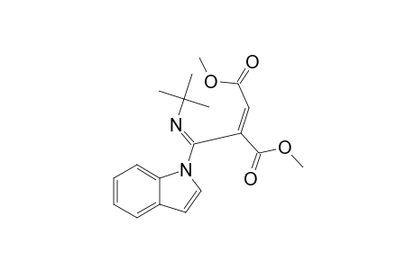 DIMETHYL_2-(TERT.-BUTYLIMINO-(INDOL-1-YL)-METHYL)-BUT-2-ENEDIOATE