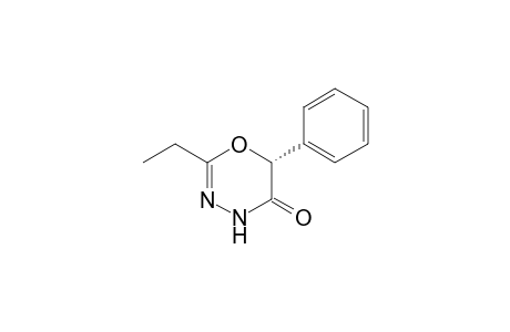2-Ethyl-6(R)-phenyl-1,3,4-oxadiazin-5(6H)-one