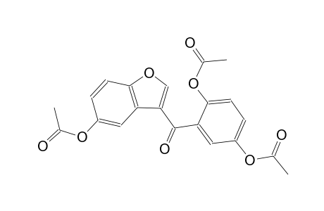 4-(acetyloxy)-2-{[5-(acetyloxy)-1-benzofuran-3-yl]carbonyl}phenyl acetate