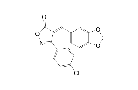 (4E)-4-(1,3-benzodioxol-5-ylmethylene)-3-(4-chlorophenyl)-5(4H)-isoxazolone