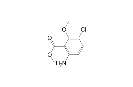 Methyl 2-methoxy-3-chloro-6-aminobenzoate