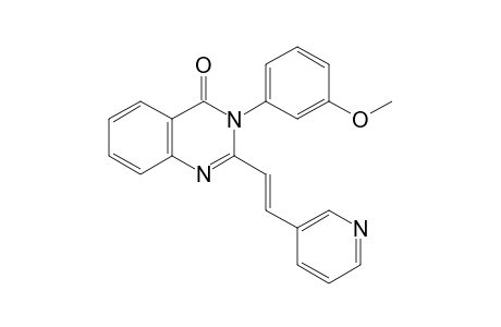 3-(3-Methoxy-phenyl)-2-(2-pyridin-3-yl-vinyl)-3H-quinazolin-4-one