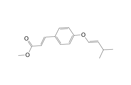 2-Propenoic acid, 3-[4-[(3-methyl-1-butenyl)oxy]phenyl]-, methyl ester