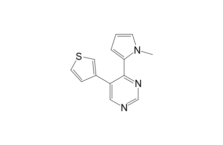 4-(1-METHYL-1H-PYRROL-2-YL)-5-(THIOPHEN-3-YL)-PYRIMIDINE