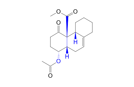 1,2,3,4,4A,4B,5,6,7,8,10,10A-Dodecahydro-1-hydroxy-4-oxo-4A-phenanthrenecarboxylic acid, methyl ester, acetate