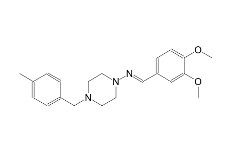 1-piperazinamine, N-[(E)-(3,4-dimethoxyphenyl)methylidene]-4-[(4-methylphenyl)methyl]-