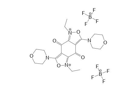 3,7-DIMORPHOLINO-1,5-DIETHYL-4,8-DIOXO-4H,8H-BENZO-[1,2-C:4,5-C']-DIISOXAZOL-1,5-DIIUM-BIS-TETRAFLUOROBORATE
