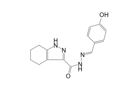 1H-indazole-3-carboxylic acid, 4,5,6,7-tetrahydro-, 2-[(E)-(4-hydroxyphenyl)methylidene]hydrazide