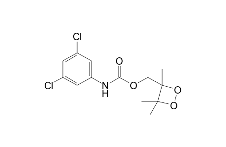 (3,4,4-Trimethyl-1,2-dioxetan-3-yl)methyl-N-(3,5-dichlorophenyl)carbamate