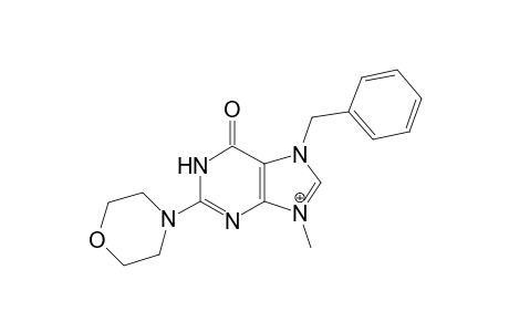 7-Benzyl-9-methyl-2-(4-morpholinyl)-6-oxo-6,7-dihydro-1H-purin-9-ium