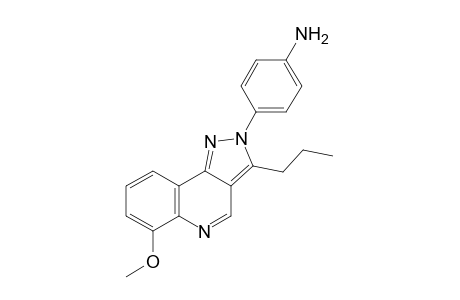 2-(4-Aminophenyl)-3-propyl-6-methoxypyrazolo[4,3-c]quinoline