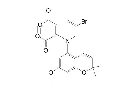 2-Butenedioic acid, 2-[(2-bromo-2-propenyl)(7-methoxy-2,2-dimethyl-2H-1-benzopyran-5-yl)a mino]-, dimethyl ester