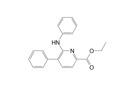 Ethyl 5-phenyl-6-(phenylamino)-2-pyridinecarboxylate