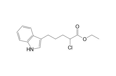 Ethyl 2-chloro-5-(indol-3'-yl)pentanoate