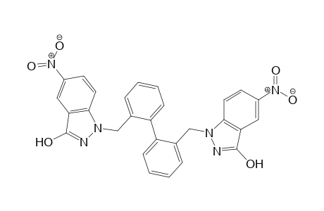 1,1'-[(2,2'-Biphenyldiyl)bismethylene]bis(5-nitro-1H-indazol-3-ol)