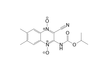 3-( Isopropoxycarbonyl)amino-6,7-dimethyl-2-quinoxalinecarbonitrile-1,4-di(N,N)-oxide