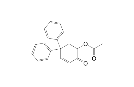 (2-oxidanylidene-5,5-diphenyl-cyclohex-3-en-1-yl) ethanoate