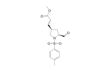 (2S,4R)-4-[(E)-2-METHOXYCARBONYL-1-ETHENYL]-1-(4-METHYLPHENYLSULFONYL)-2-PYRROLIDINECARBALDEHYDE