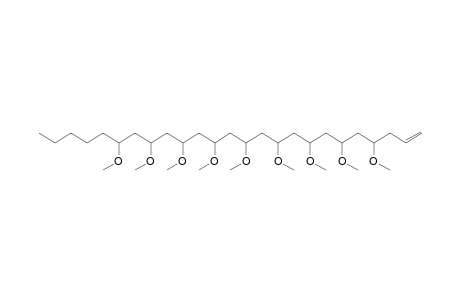 4,6,8,10,12,14,16,18,20-Nonamethoxy-1-pentacosene