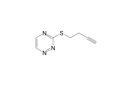 3-but-3-ynylsulfanyl-1,2,4-triazine