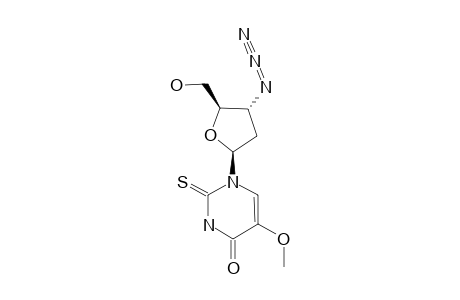 1-(3-AZIDO-2,3-DIDEOXY-BETA-D-ERYTHRO-PENTOFURANOSYL)-5-METHOXY-2-THIOURACIL