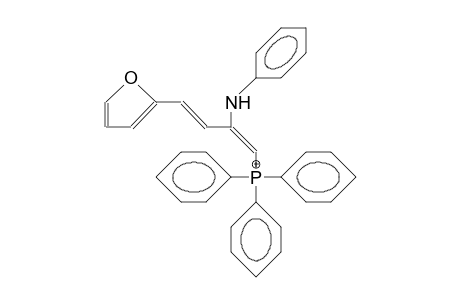 2-Anilino-4-(2-furyl)-buta-1,3-dienyl-(triphenyl)-phosphonium cation