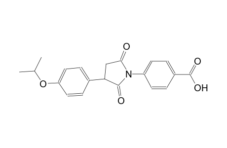 4-[3-(4-isopropoxyphenyl)-2,5-dioxo-1-pyrrolidinyl]benzoic acid