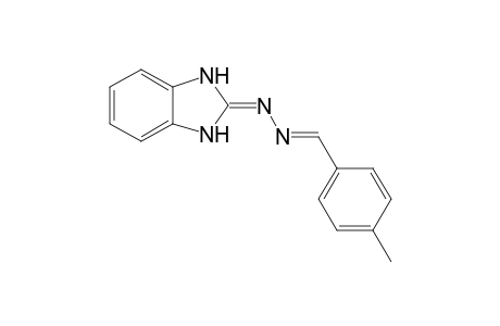 N-(1,3-Dihydro-benzoimidazol-2-ylidene)-N'-[1-p-tolyl-meth-(E)-ylidene]-hydrazine