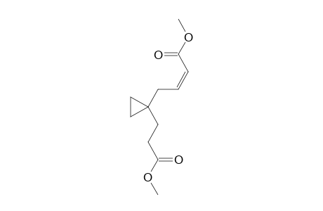2-BUTENOIC ACID, 4-(1-METHOXYCARBONYLETHYL)CYCLOPROPYL-, METHYL ESTER, cis