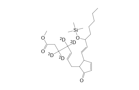 Methyl 7-(3-(3-trimethylsiloxy-1-octenyl)-1-oxocyclopent-4-en-2-yl)-3,3,4,4-tetradeuteriohepta-5-enoate