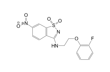 1,2-benzisothiazol-3-amine, N-[2-(2-fluorophenoxy)ethyl]-6-nitro-, 1,1-dioxide