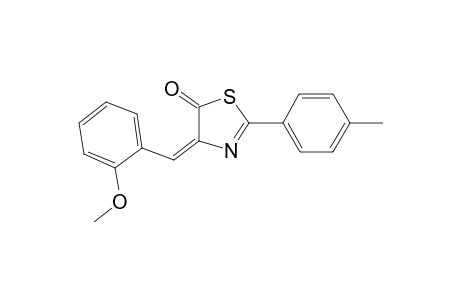 Thiazol-5(4H)-one, 4-(2-methoxybenzylideno)-2-(4-tolyl)-