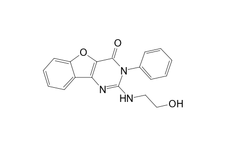 2-[(2'-Hydroxyethyl)amino]-3-phenylbenzofuro[3,2-d]pyrimidin-4(3H)-one