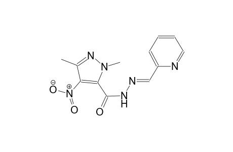 1,3-dimethyl-4-nitro-N'-[(E)-2-pyridinylmethylidene]-1H-pyrazole-5-carbohydrazide