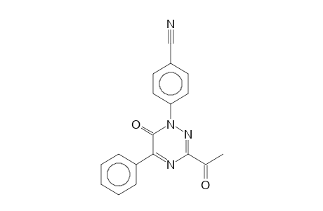 4-(3-Acetyl-6-oxo-5-phenyl-6H-[1,2,4]triazin-1-yl)benzonitrile