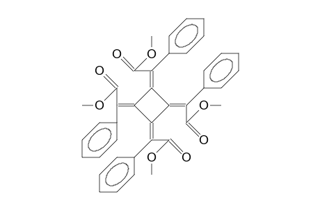 (1Z,2Z,3Z,4Z)-Tetrakis(methoxycarbonyl-phenyl-methylidene)-cyclobutane