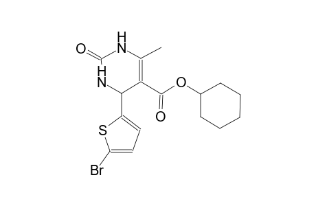 4-(5-bromo-2-thienyl)-2-keto-6-methyl-3,4-dihydro-1H-pyrimidine-5-carboxylic acid cyclohexyl ester