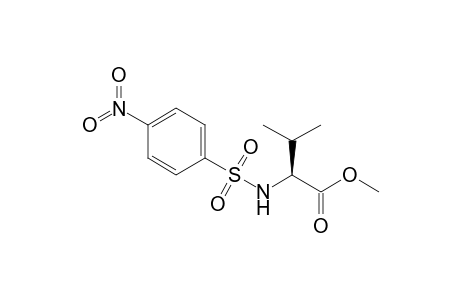 (2S)-3-methyl-2-(nosylamino)butyric acid methyl ester