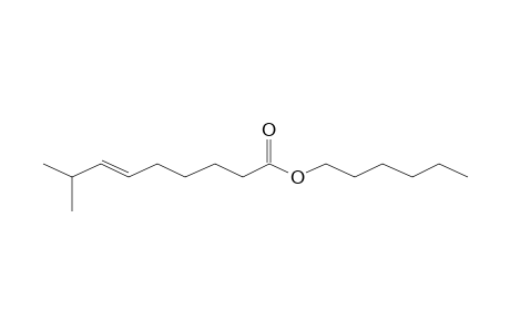 Hexyl 8-methylnon-6-enoate