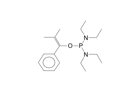 TETRAETHYLDIAMIDO-1-PHENYL-2,2-DIMETHYLVINYLPHOSPHITE