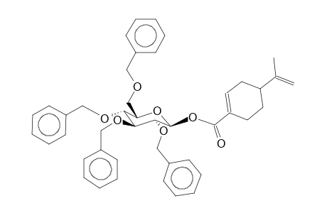 (2,3,4,6-Tetra-O-benzyl-b-d-glucopyranosyl)-4-isopropenyl-cyclohex-1-enecarboxylate