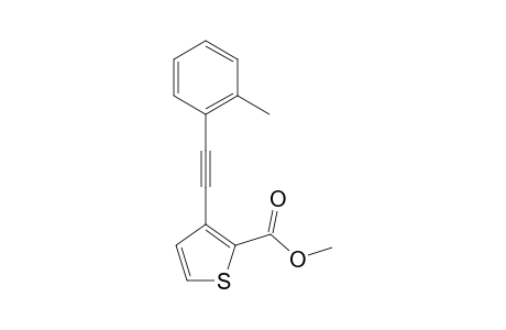 Methyl 3-(o-tolylethynyl)thiophene-2-carboxylate