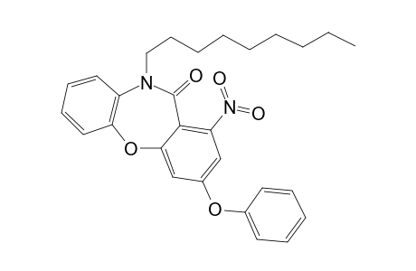 1-Nitro-10-nonyl-3-phenoxydibenzo[b,f][1,4]oxazepin-11(10H)-one
